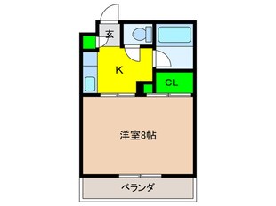 スリーMハイツの物件間取画像